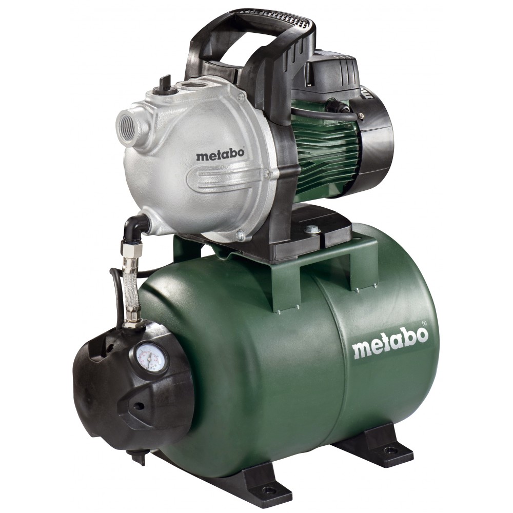 Hydroforové čerpadlo Metabo HWW 3300/25 G, výkon 900 W, průtok 3300 l/h, dopravní výška 45 m, objem nádrže 24 l