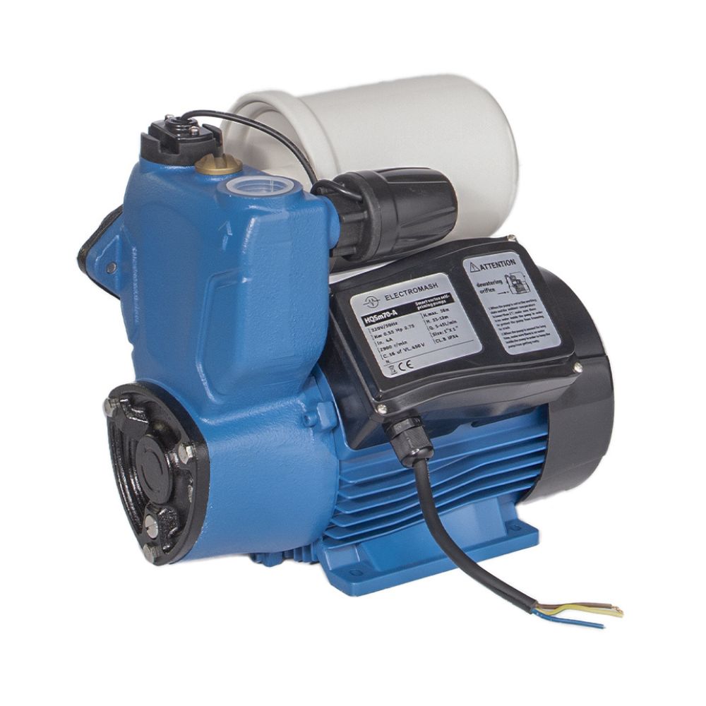 Mini hydroforové čerpadlo Electromash HQSM 70, výkon 0,55 kW, dopravní výška 58 m, průtok 2700 l/h | Hydrofor | Vodní čerpadla |