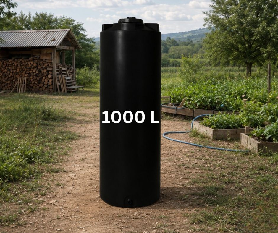 Nádrže na vodu o objemu 1 000 litrů