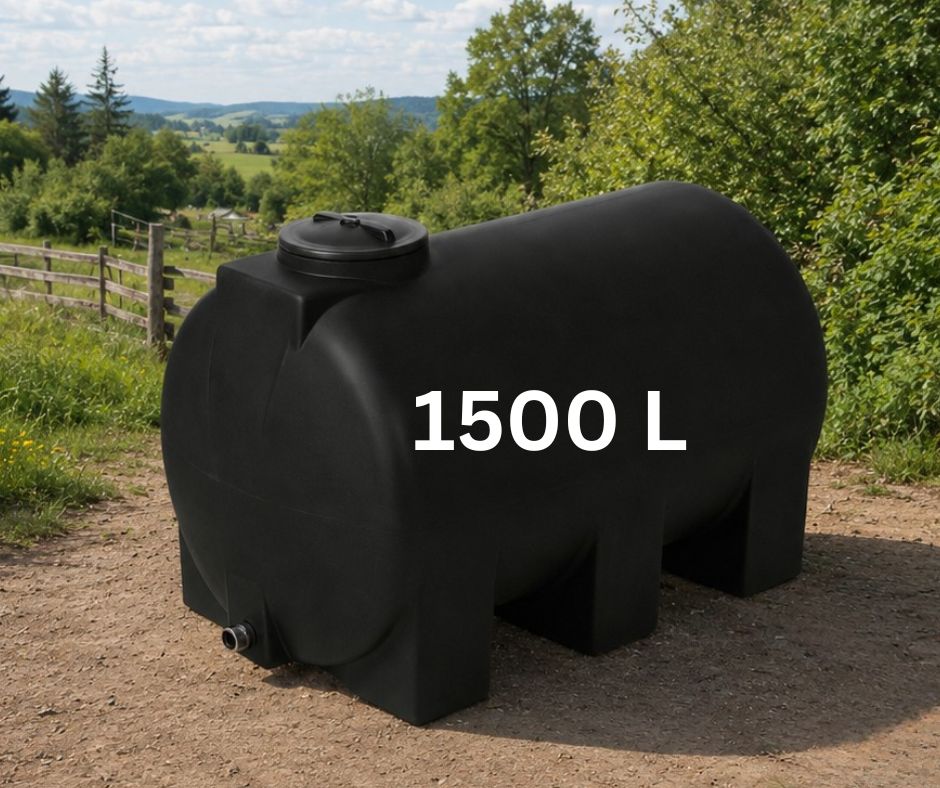 nádrže na vodu o objemu 1500 litrů